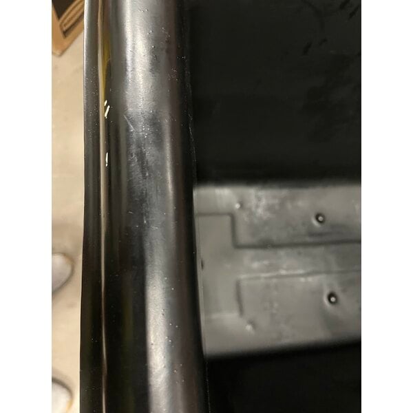 Scratch and Dent Rubbermaid® FG461200BLA Black 12 Cu. Ft. Bulk Cube Truck (400 lb.)