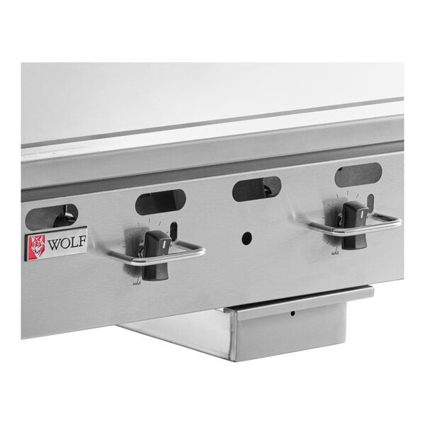 Scratch and Dent Wolf by Vulcan AGM60-NAT Natural Gas 60" Heavy-Duty Gas Countertop Griddle with Manual Controls - 135,000 BTU