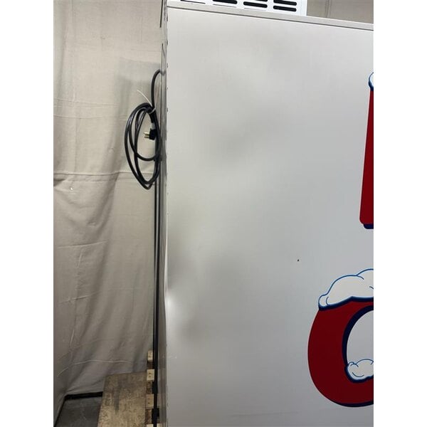 Scratch and Dent Leer 40ASL-R290 51" Outdoor Auto Defrost Ice Merchandiser with Slanted Front and Galvanized Steel Door
