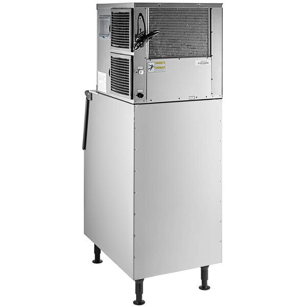 Scratch and Dent Avantco Ice KMC-F-322-A 22" Air-Cooled Modular Full Cube Ice Machine with 275 lb. Storage Bin - 344 lb., 115V