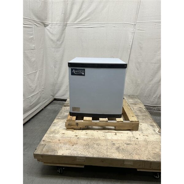 Scratch and Dent Avantco Ice KMC-F-322-A 22" Air-Cooled Modular Full Cube Ice Machine with 275 lb. Storage Bin - 344 lb., 115V