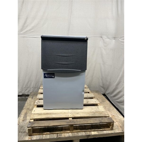Scratch and Dent Avantco Ice KMC-F-322-A 22" Air-Cooled Modular Full Cube Ice Machine with 275 lb. Storage Bin - 344 lb., 115V