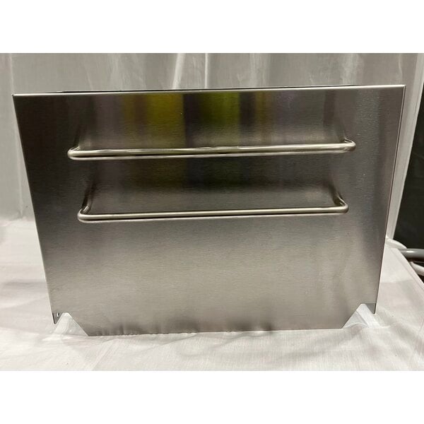 Scratch and Dent Avantco FF50 Natural Gas 50 lb. Stainless Steel Floor Fryer - 120,000 BTU