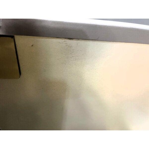 Scratch and Dent Avantco FF50 Natural Gas 50 lb. Stainless Steel Floor Fryer - 120,000 BTU