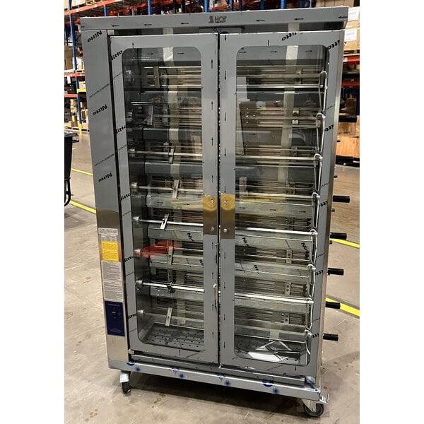 Scratch and Dent Pegasus CR-8E Electric Rotisserie Oven with 8 Spits - 208V, 3 Phase