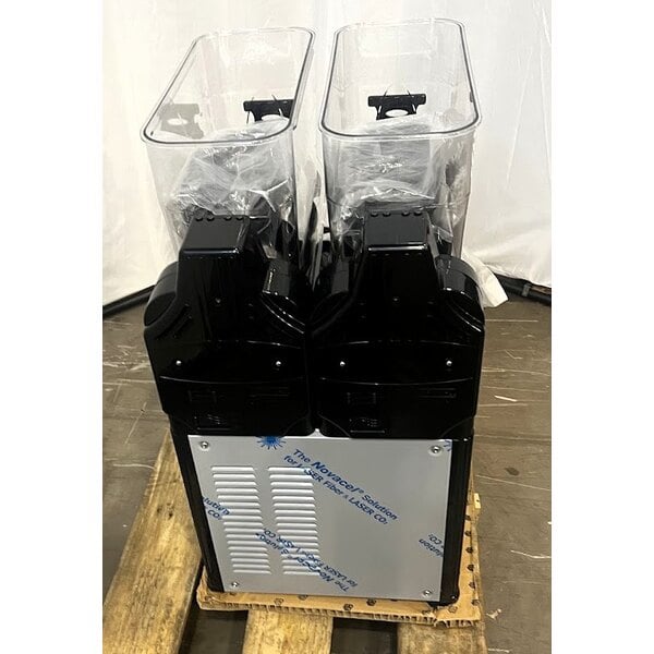 Scratch and Dent Carnival King Double 2.6 Gallon Pourover Granita / Slushy / Frozen Beverage Machine - 120V