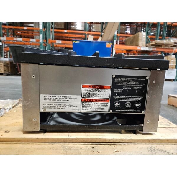 Scratch and Dent Vulcan VSP200F Natural Gas 2 Burner Stock Pot Range - 220,000 BTU