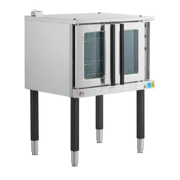 Scratch and Dent Cooking Performance Group FECD-100-B Single Deck Standard Depth Full Size Electric Convection Oven - 208V, 1 Phase, 11 kW