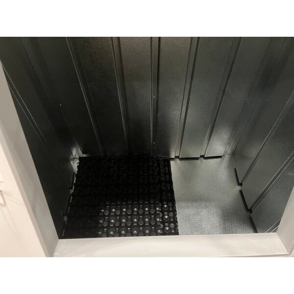 Scratch and Dent Leer 40ASL-R290 51" Outdoor Auto Defrost Ice Merchandiser with Slanted Front and Galvanized Steel Door