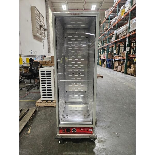 Scratch and Dent Avantco HEAT-1836I Full Size Insulated Heated Holding Cabinet with Clear Door - 120V
