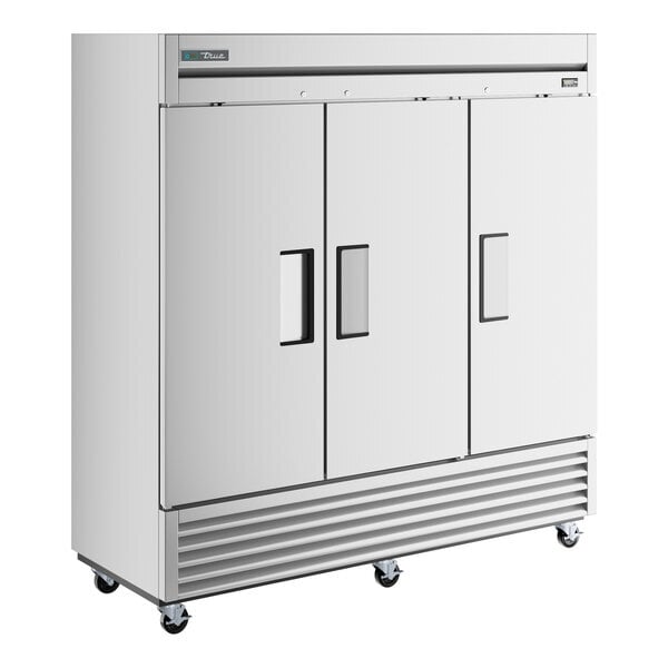 Scratch and Dent True T-72F-HC 78 1/8" Solid Door Reach-In Freezer
