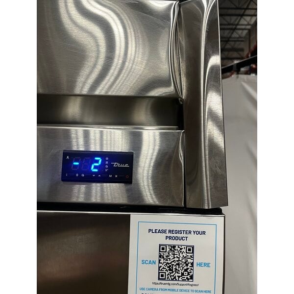 Scratch and Dent True T-72F-HC 78 1/8" Solid Door Reach-In Freezer