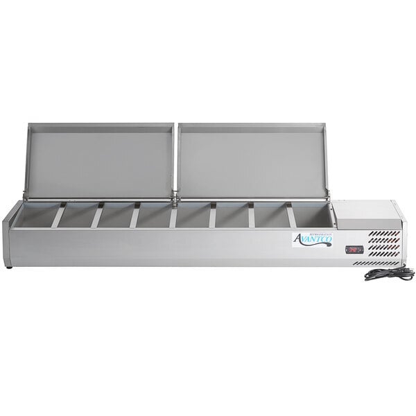 Scratch and Dent Avantco CPT-71 71" Countertop Refrigerated Prep Rail
