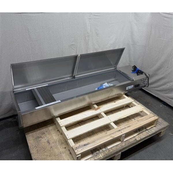 Scratch and Dent Avantco CPT-71 71" Countertop Refrigerated Prep Rail