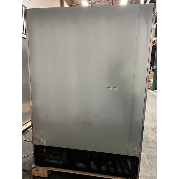 Scratch and Dent Avantco SS-2F-HC 54" Stainless Steel Two Section Solid Door Reach-In Freezer