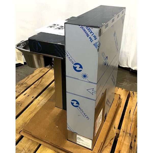 Scratch and Dent Fetco CBS-52H-15 C52016 Stainless Steel Twin Automatic Coffee Brewer - 120/208-240V