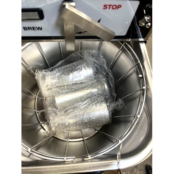 Scratch and Dent Fetco CBS-52H-15 C52016 Stainless Steel Twin Automatic Coffee Brewer - 120/208-240V