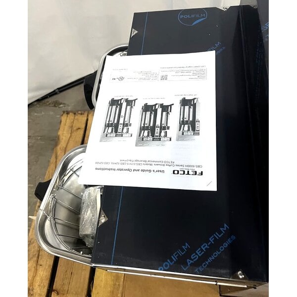 Scratch and Dent Fetco CBS-52H-15 C52016 Stainless Steel Twin Automatic Coffee Brewer - 120/208-240V