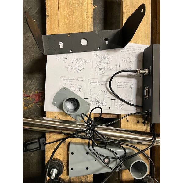 Scratch and Dent Optima Weighing Systems OP-915-1212-100 100 lb. Bench Scale with 12" x 12" Stainless Steel Platform, Legal for Trade