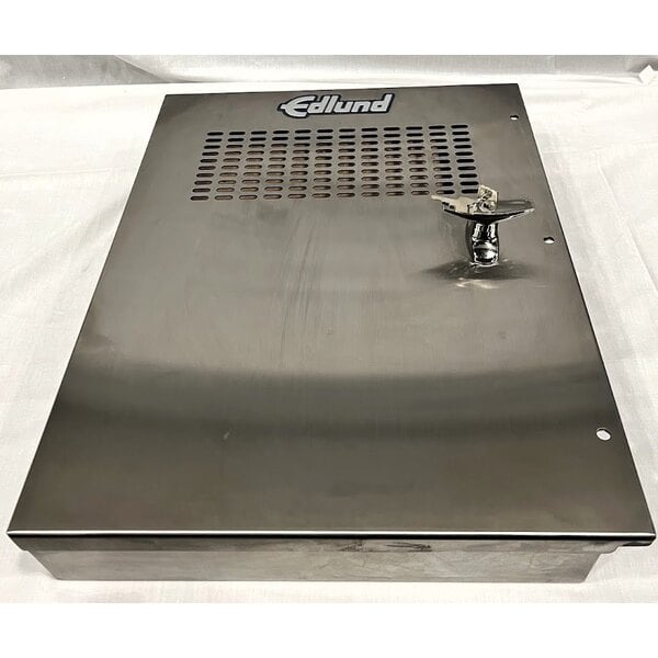 Scratch and Dent Edlund KLC-994 Locking Knife Cabinet with Integrated KR-699 10-Slot Knife Rack