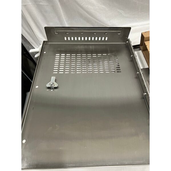 Scratch and Dent Edlund KLC-994 Locking Knife Cabinet with Integrated KR-699 10-Slot Knife Rack