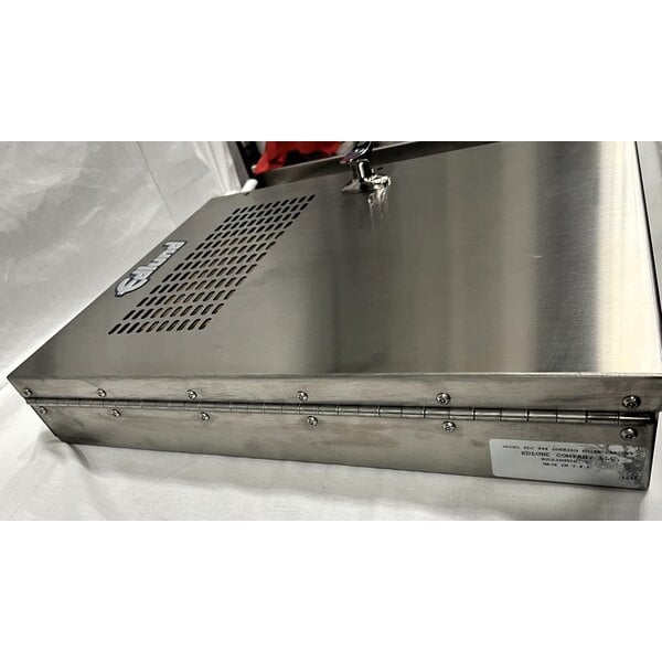 Scratch and Dent Edlund KLC-994 Locking Knife Cabinet with Integrated KR-699 10-Slot Knife Rack