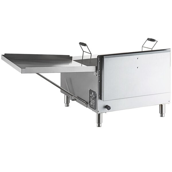 Scratch and Dent Carnival King 30 lb. Liquid Propane / Field Convertible Flat Bottom Countertop Funnel Cake / Donut Fryer