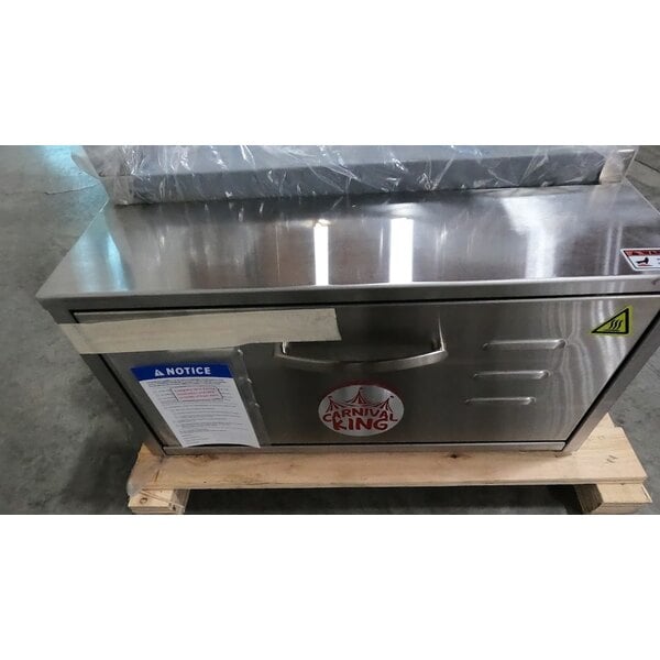 Scratch and Dent Carnival King 30 lb. Liquid Propane / Field Convertible Flat Bottom Countertop Funnel Cake / Donut Fryer