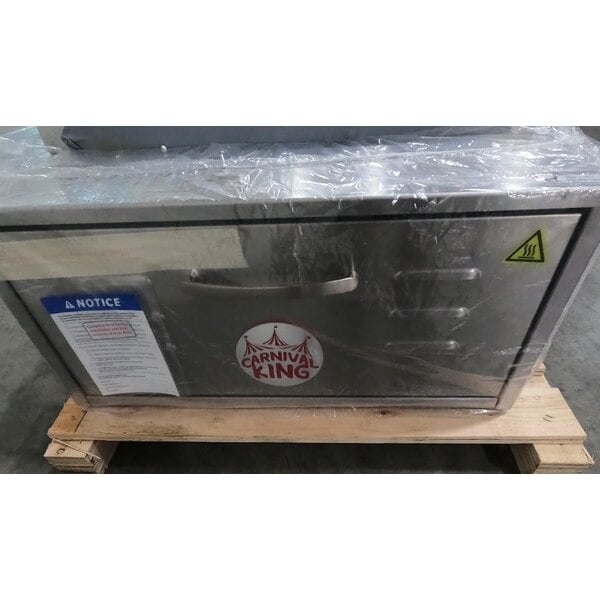 Scratch and Dent Carnival King 30 lb. Liquid Propane / Field Convertible Flat Bottom Countertop Funnel Cake / Donut Fryer
