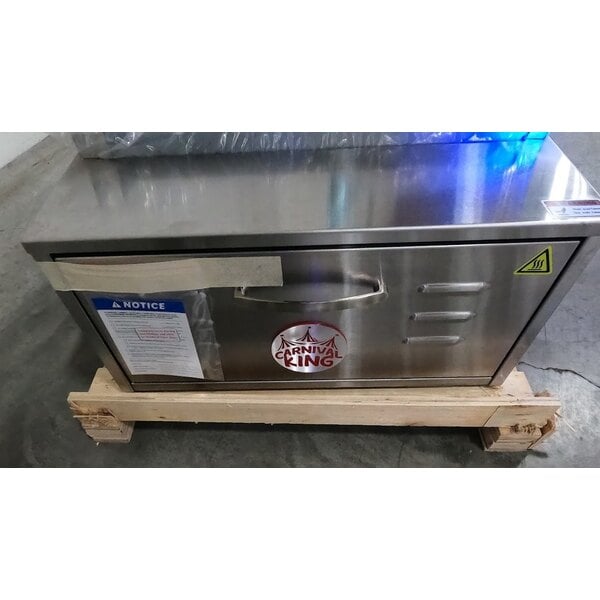 Scratch and Dent Carnival King 30 lb. Liquid Propane / Field Convertible Flat Bottom Countertop Funnel Cake / Donut Fryer