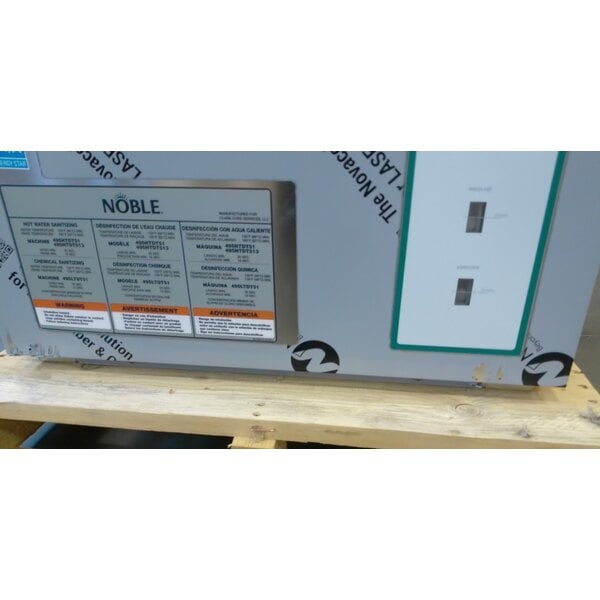 Scratch and Dent Noble Warewashing LT-DT51 Select Low-Temperature Door-Type Dishwasher - 120V, 1 Phase