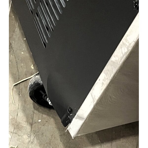 Scratch and Dent Avantco SS-3F-HC 81 5/16" Stainless Steel Solid Door Reach-In Freezer