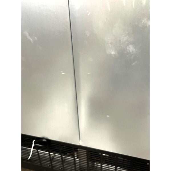 Scratch and Dent Avantco SS-3F-HC 81 5/16" Stainless Steel Solid Door Reach-In Freezer