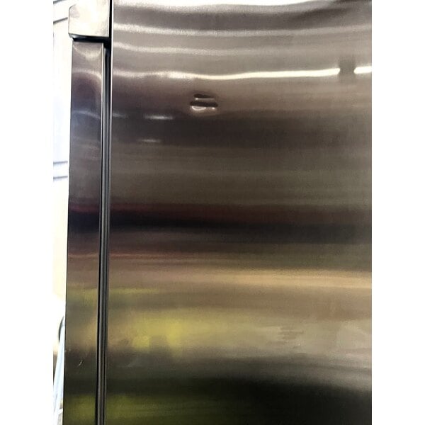 Scratch and Dent Avantco SS-3F-HC 81 5/16" Stainless Steel Solid Door Reach-In Freezer