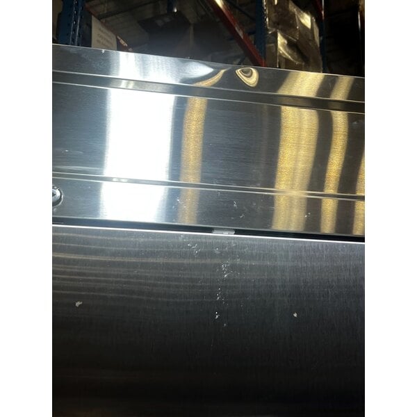 Scratch and Dent Avantco SS-3F-HC 81 5/16" Stainless Steel Solid Door Reach-In Freezer