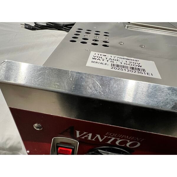 Scratch and Dent Avantco 177DRWRHP Holding / Proofing Control Drawer Assembly