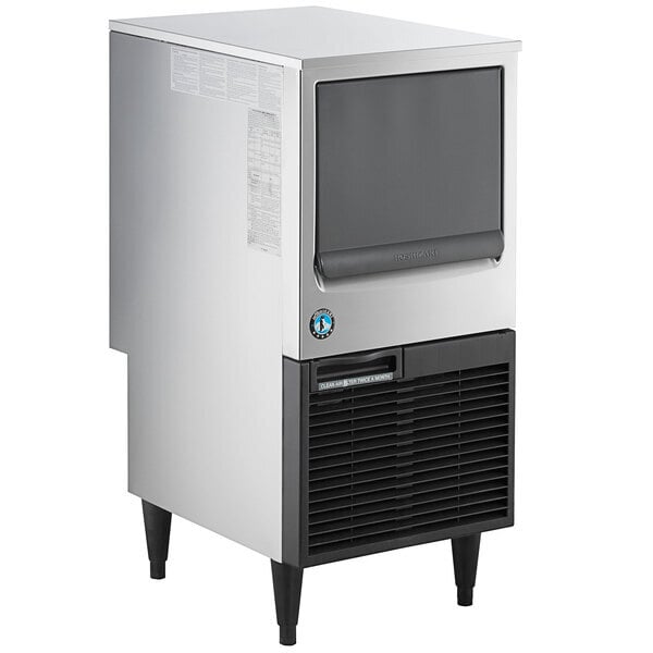 Scratch and Dent Hoshizaki KM-81BAK 17 3/4" ADA-Compliant Air-Cooled Undercounter Crescent Cube Ice Machine with 38 lb. Storage - 98 lb., 115V