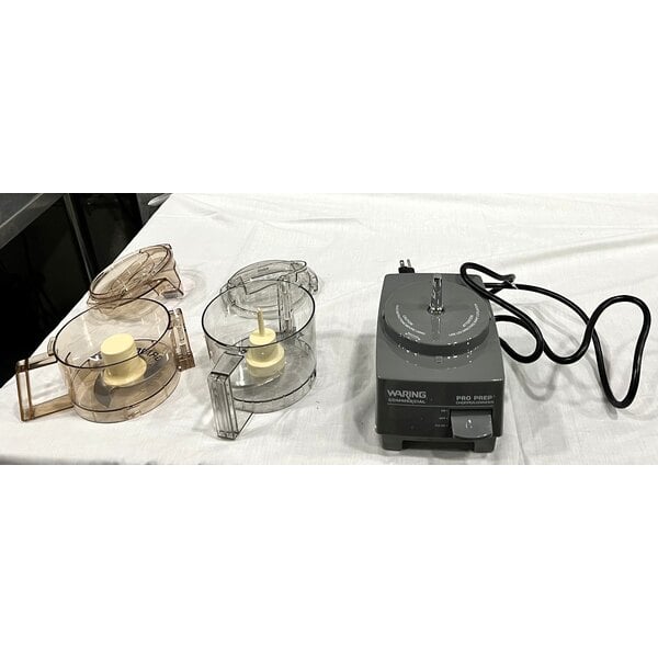 Scratch and Dent Waring WCG75 Pro Prep 0.75 Qt. Batch Bowl Food Processor with Chopper & Grinder Bowl - 3/4 hp