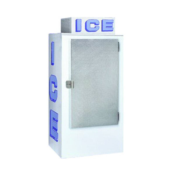 Scratch and Dent Polar Temp 300CWP Cold Wall Outdoor Ice Merchandiser - 30 cu. ft.