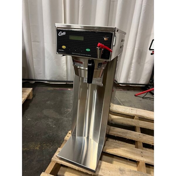 Scratch and Dent Curtis D500GTH12A000 Automatic Tall Height Airpot Coffee Brewer with Digital Controls - 120V
