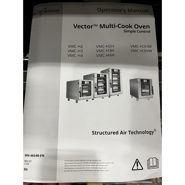Scratch and Dent Alto-Shaam VMC-H4H Vector H Series Multi-Cook Oven with Simple Controls - 208-240V, 3 Phase