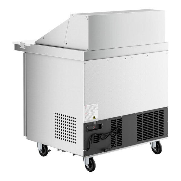 Scratch and Dent Avantco APT-36M-HC 36" 2 Door Mega Top Refrigerated Sandwich Prep Table