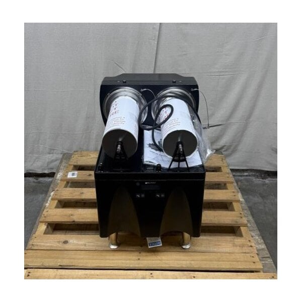 Scratch and Dent Bunn 58000.0010 Ultra NX Black Double 3 Gallon Pourover Slushy Machine - 120V