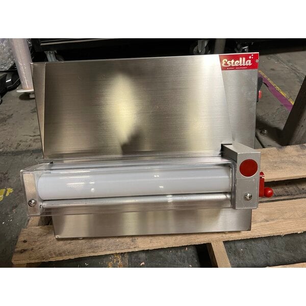 Scratch and Dent Estella EDS12S 12" Countertop One Stage Dough Sheeter - 120V, 1/2 HP