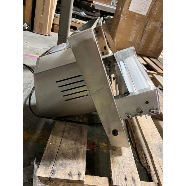 Scratch and Dent Estella EDS12S 12" Countertop One Stage Dough Sheeter - 120V, 1/2 HP