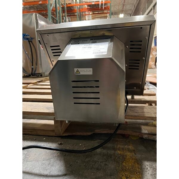 Scratch and Dent Estella EDS12S 12" Countertop One Stage Dough Sheeter - 120V, 1/2 HP