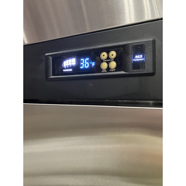 Scratch and Dent Turbo Air M3R47-2-N M3 Series 52" Solid Door Stainless Steel Reach-In Refrigerator