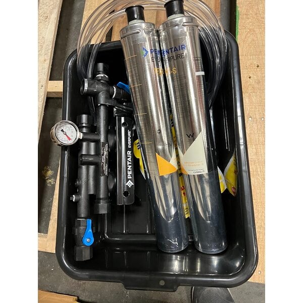 Scratch and Dent Everpure EV920292 QC7I Twin 7FC-S High-Performance Twin Water Filtration System with Scale Inhibitor - 0.2 Micron and 5 GPM