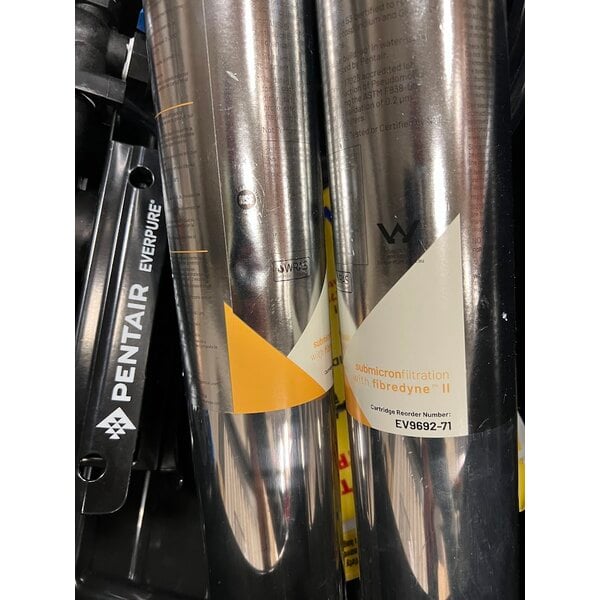 Scratch and Dent Everpure EV920292 QC7I Twin 7FC-S High-Performance Twin Water Filtration System with Scale Inhibitor - 0.2 Micron and 5 GPM