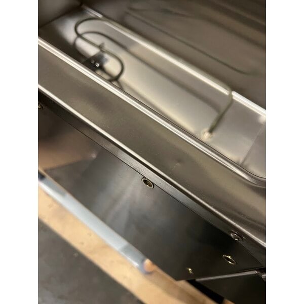 Scratch and Dent ServIt Three Pan Open Well Electric Steam Table with Adjustable Undershelf - 120V, 1500W